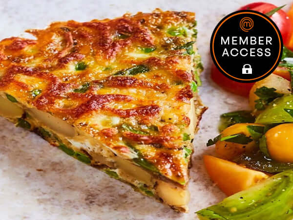 US MasterChef Kitchenware JANE'S POTATO & ASPARAGUS FRITTATA RECIPE