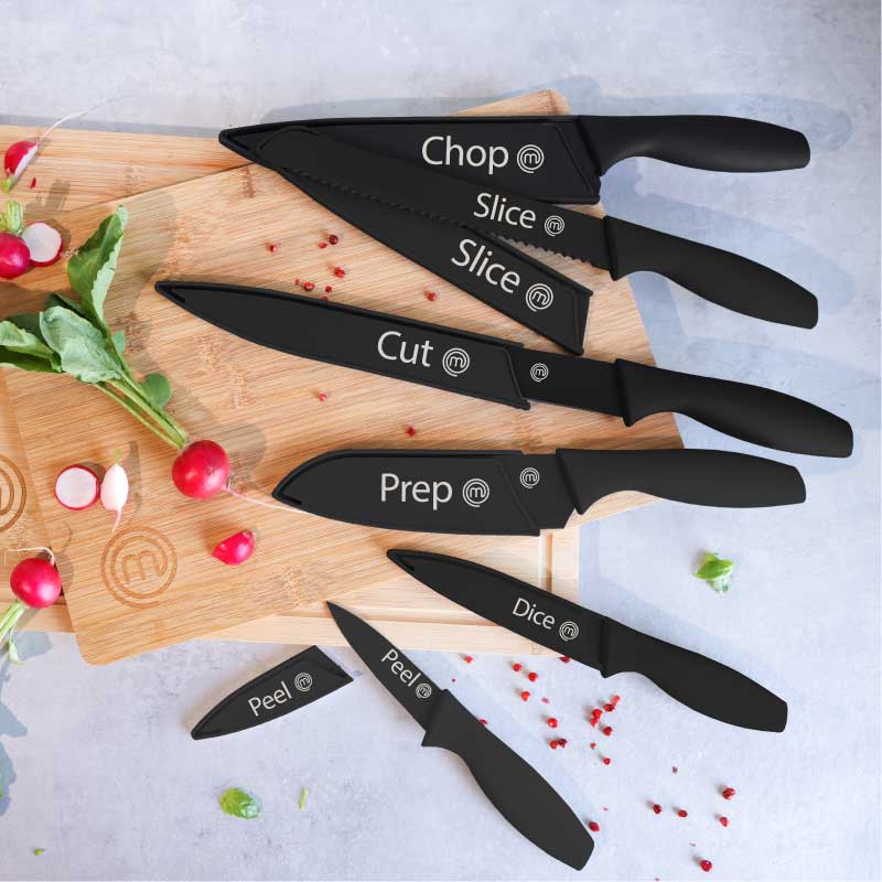US MasterChef Caption Knives 6pcs - Essential Collection Kitchenware