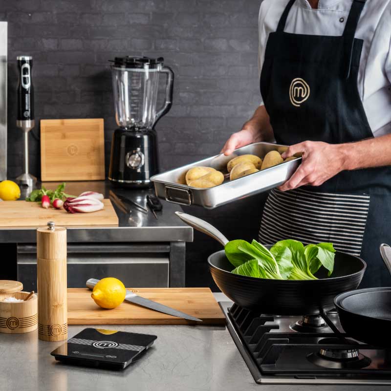 US MasterChef Cotton Chef Apron - Elite Collection Kitchenware