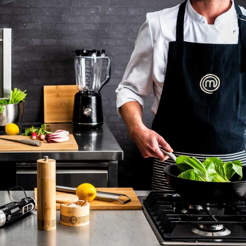 US MasterChef Cotton Chef Apron - Elite Collection Kitchenware