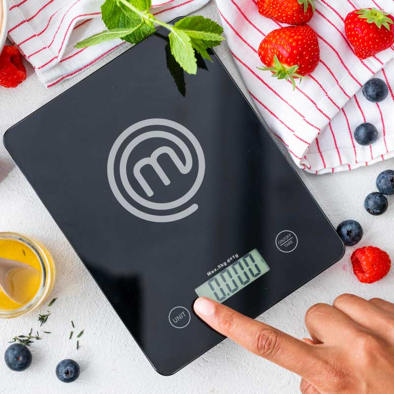 US MasterChef Digital Scales Black - Essential Collection Kitchenware