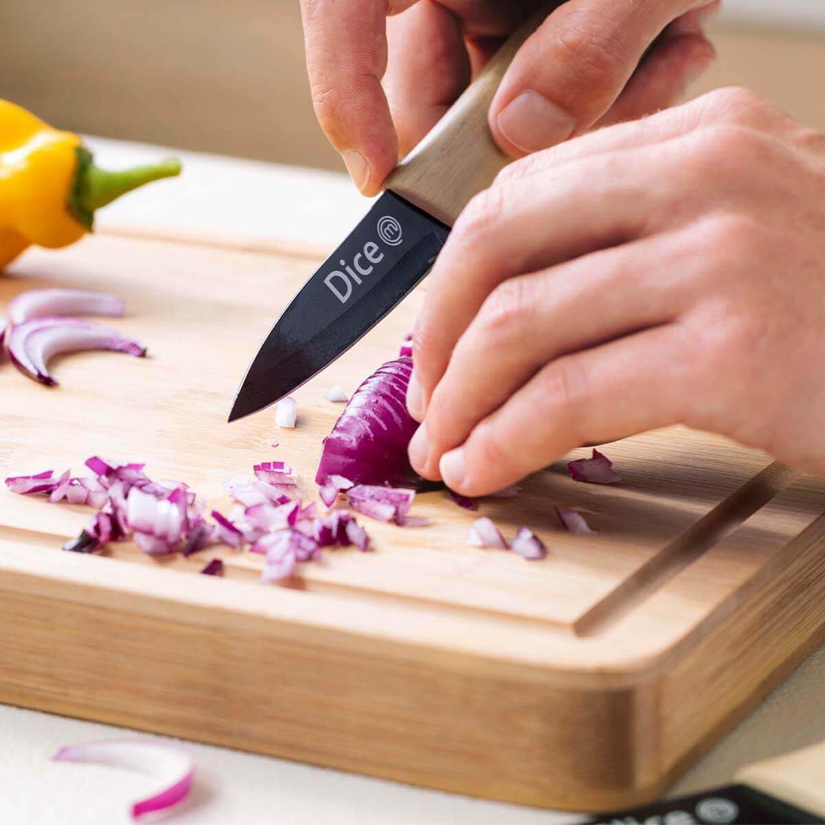 US MasterChef Knife & Board Set 6pcs - Natural Collection Kitchenware