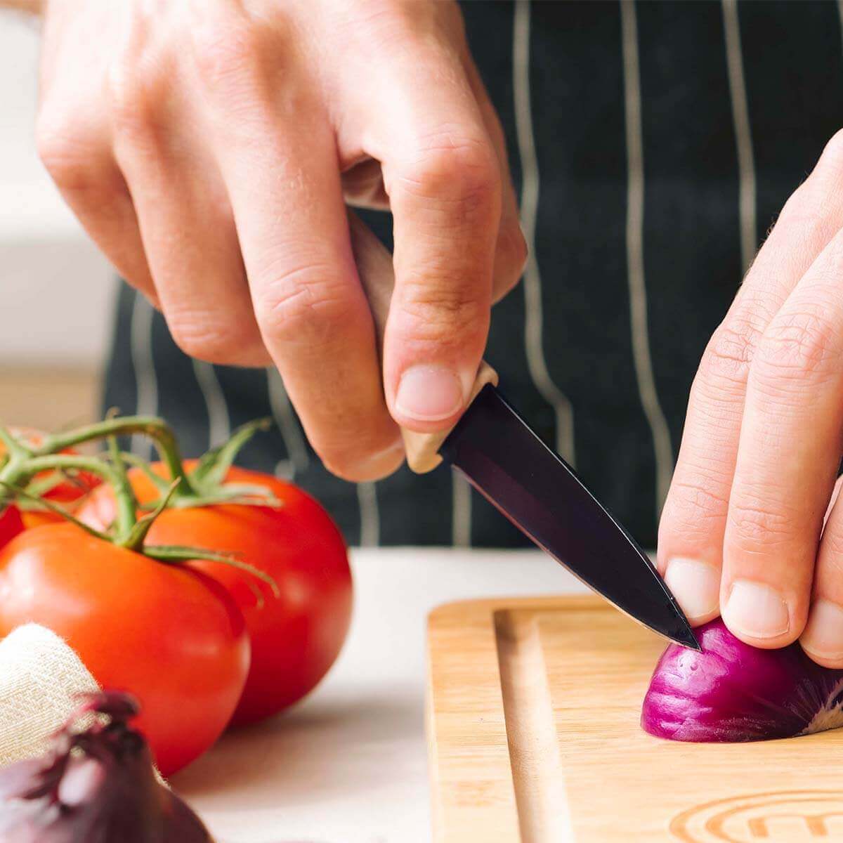 US MasterChef Knives & Boards 8 Piece - Natural Collection Kitchenware