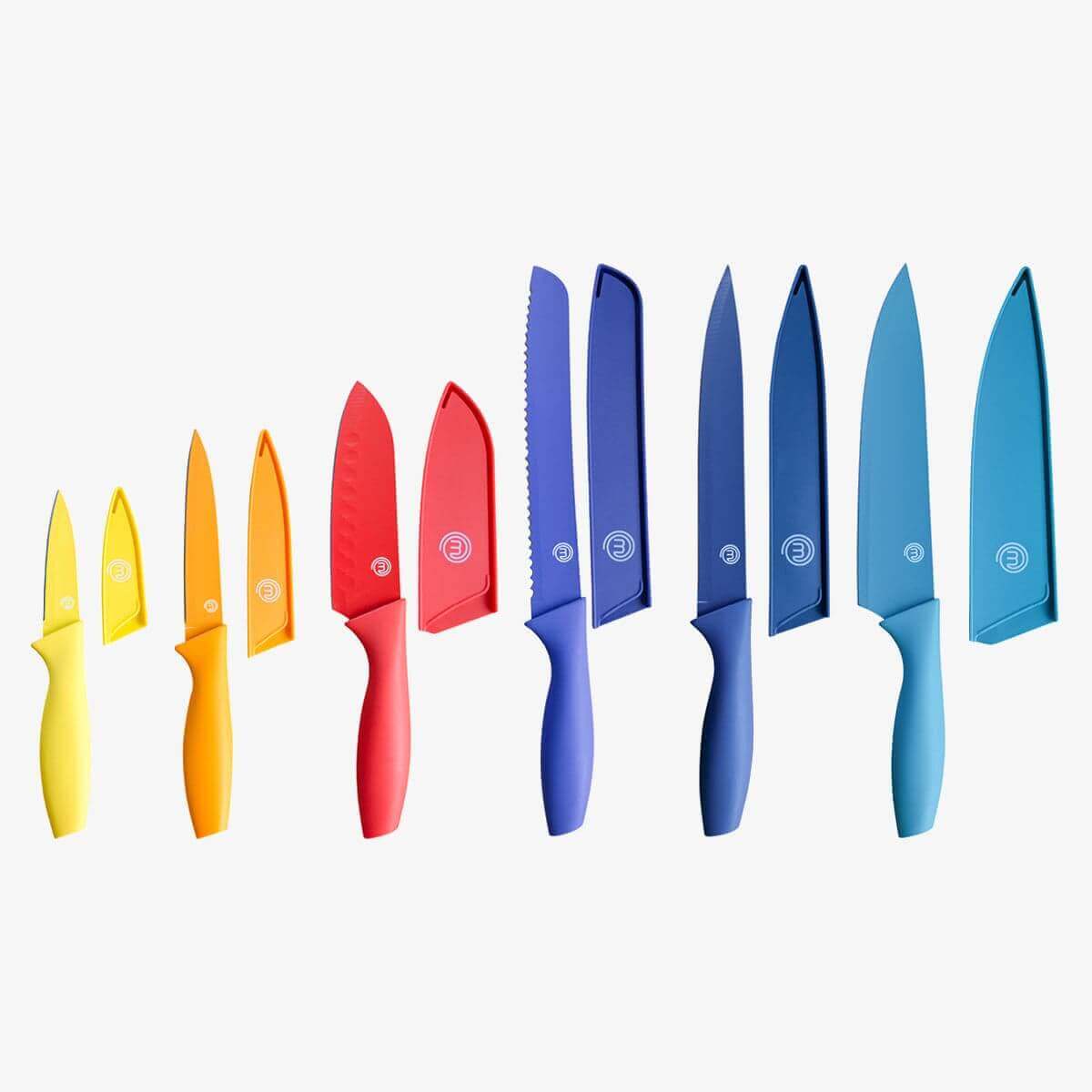 US MasterChef Knives & Covers 6pcs - Vivid Collection Kitchenware