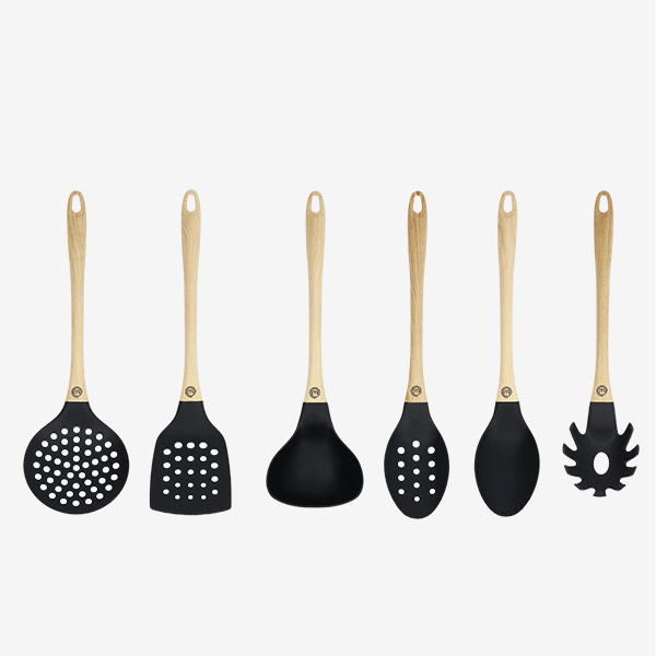US MasterChef Non Stick Utensils 6pcs - Natural Collection Kitchenware