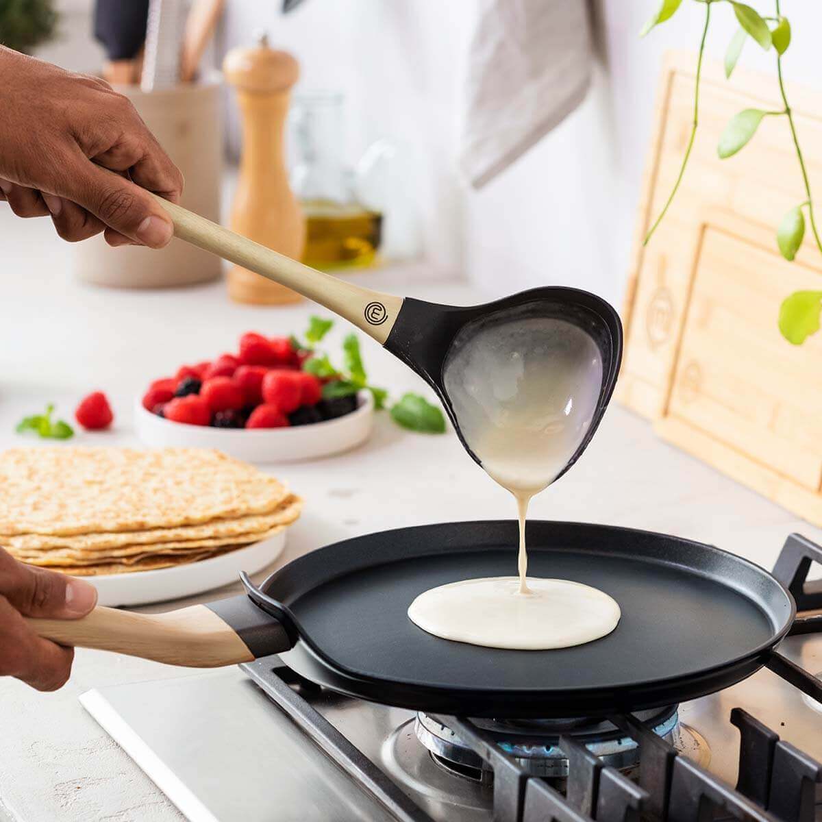 US MasterChef Pancake Pan 25Cm - Natural Collection Kitchenware