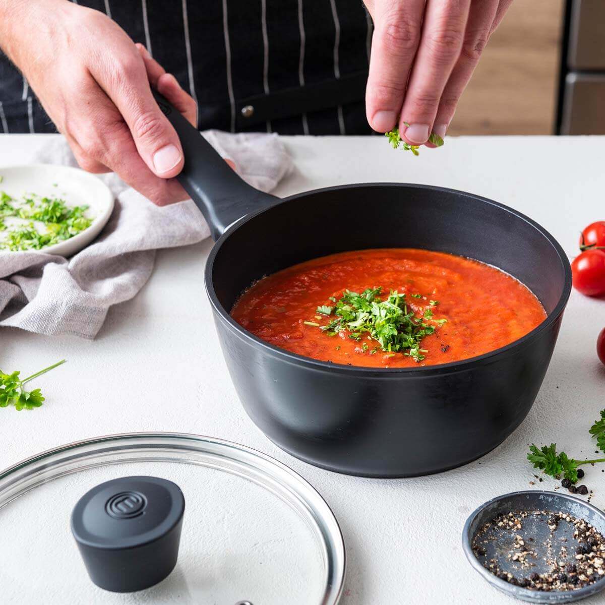 US MasterChef Sauce Pan 20Cm - Essential Collection Kitchenware